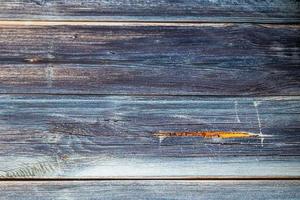 vecchia superficie di legno rustico. tavole per lo sfondo e la costruzione. di colore blu. foto