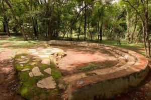 all'interno del parco olhos d agua nell'ala nord di brasilia, brasile foto