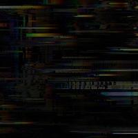 glitch unico nero segnale strutturato astratto errore glitch pixel astratto foto