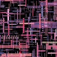 glitch unico rosa chiaro segnale strutturato astratto errore glitch pixel astratto foto