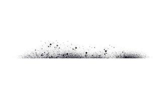 l'inchiostro nero astratto spruzzato su uno sfondo bianco. la collezione di pennelli grunge per il design di strada creativo.