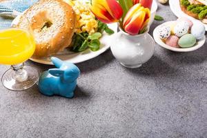 colazione per le vacanze di pasqua foto