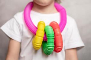 pop tube poptube kid giocattolo per bambini antistress foto