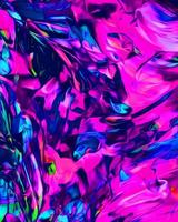 disegno di sfondo di pittura ad olio acrilica dipinta colore liquido liquido viola e blu scuro che mescola l'azzurro con creatività e opere d'arte moderne foto