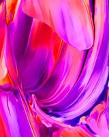 disegno di sfondo di pittura ad olio acrilica dipinta colore liquido liquido viola con creatività e opere d'arte moderne foto