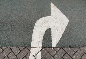 segno della freccia di direzione