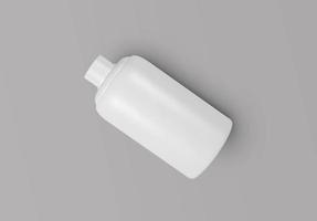 bottiglia di plastica realistica. modello di simulazione foto