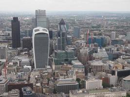 vista aerea di londra foto