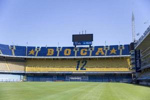 buenos aires, argentina, 2018 - dettaglio dallo stadio la bombonera di buenos aires, argentina. è uno stadio di proprietà del boca juniors ed è stato costruito nel 1938. foto