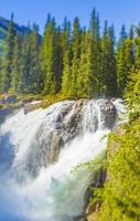 rjukandefossen in hemsedal viken norvegia la cascata più bella d'europa. foto