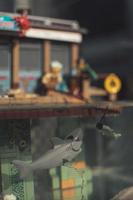 Varsavia - maggio 2020 - lego squalo sott'acqua foto