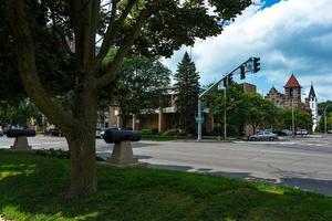 Cortland, NY Courthouse Park foto