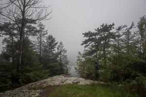 nebbia sul lago minnewaska foto