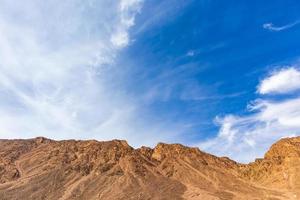 paesaggio delle montagne nel sinai egitto foto