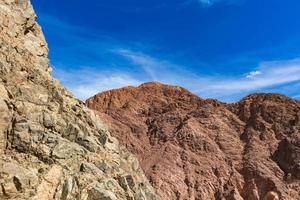 paesaggio delle montagne nel sinai egitto foto