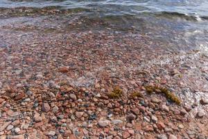 ciottoli sulla spiaggia foto