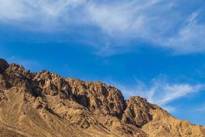 paesaggio delle montagne nel sinai egitto foto