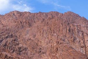 paesaggio delle montagne nel sinai egitto foto