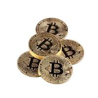 bitcoin isolato su sfondo bianco.design concettuale per la tecnologia di criptovaluta e investimenti di denaro.