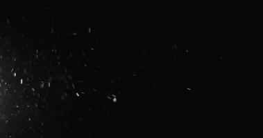 lite polvere bianca sovrapposizione particella astratta grunge texture ed effetto texture isolato su fondo nero. foto