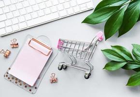 concetto di shopping online foto