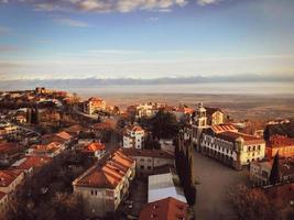 piazza della città di sighnaghi foto