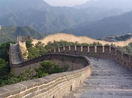 grande muraglia cinese foto