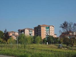 veduta della città di settimo torinese foto