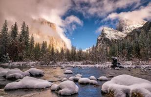 parco nazionale di Yosemite in inverno foto