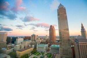 vista del centro di Cleveland foto