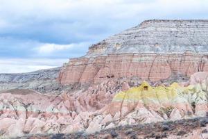 vista del paesaggio della cappadocia foto