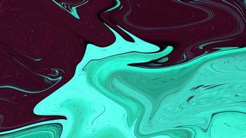 vortice colorato astratto lusso trama a spirale e vernice modello acrilico liquido sul nero. foto