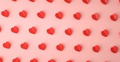 simbolo di amore del cuore modello di rendering 3d, poster del concetto di San Valentino, banner o sfondo foto