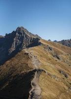 panorama di montagna dei monti tatra da kasprowy wierch foto