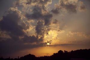 un tramonto pazzesco in israele vedute della terra santa foto