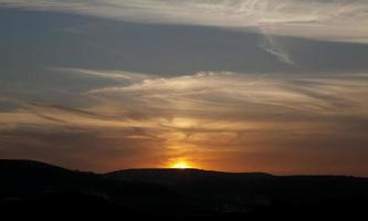 un tramonto pazzesco in israele vedute della terra santa foto