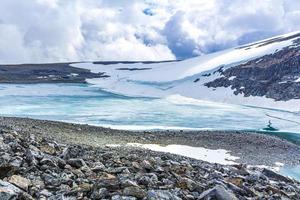 galdhopiggen in jotunheimen lom più grande montagna più alta in norvegia scandinavia. foto