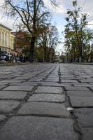 antica foto di viaggio di lviv, foto di strada.