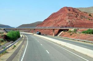 Marocco autostrada paesaggio foto