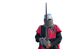 cavaliere dell'armatura medievale foto