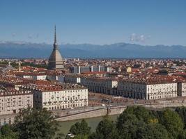 veduta aerea di torino foto