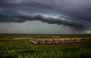 nuvole di tempesta della prateria foto