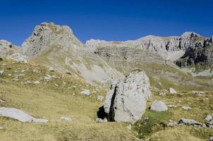 monte durmitor in montenegro foto