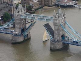 vista aerea di londra foto