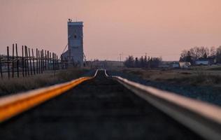 elevatore del grano saskatchewan foto