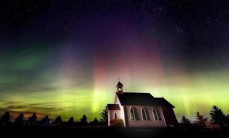 aurora boreale canada foto