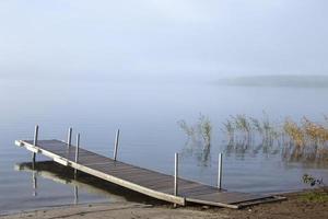 alba molo del lago settentrionale foto