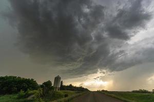 tempesta della prateria canada foto