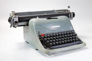 vecchia macchina da scrivere vintage foto