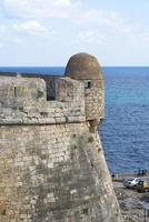 torre in fortezza di rethymno. la fortezza è la cittadella della città di rethymno a creta, grecia. foto